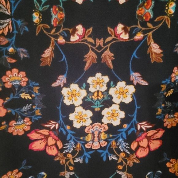 Crew Knit Wear Womens Floral Hi-Low Tank Blouse, Size S - Picture 5 of 6